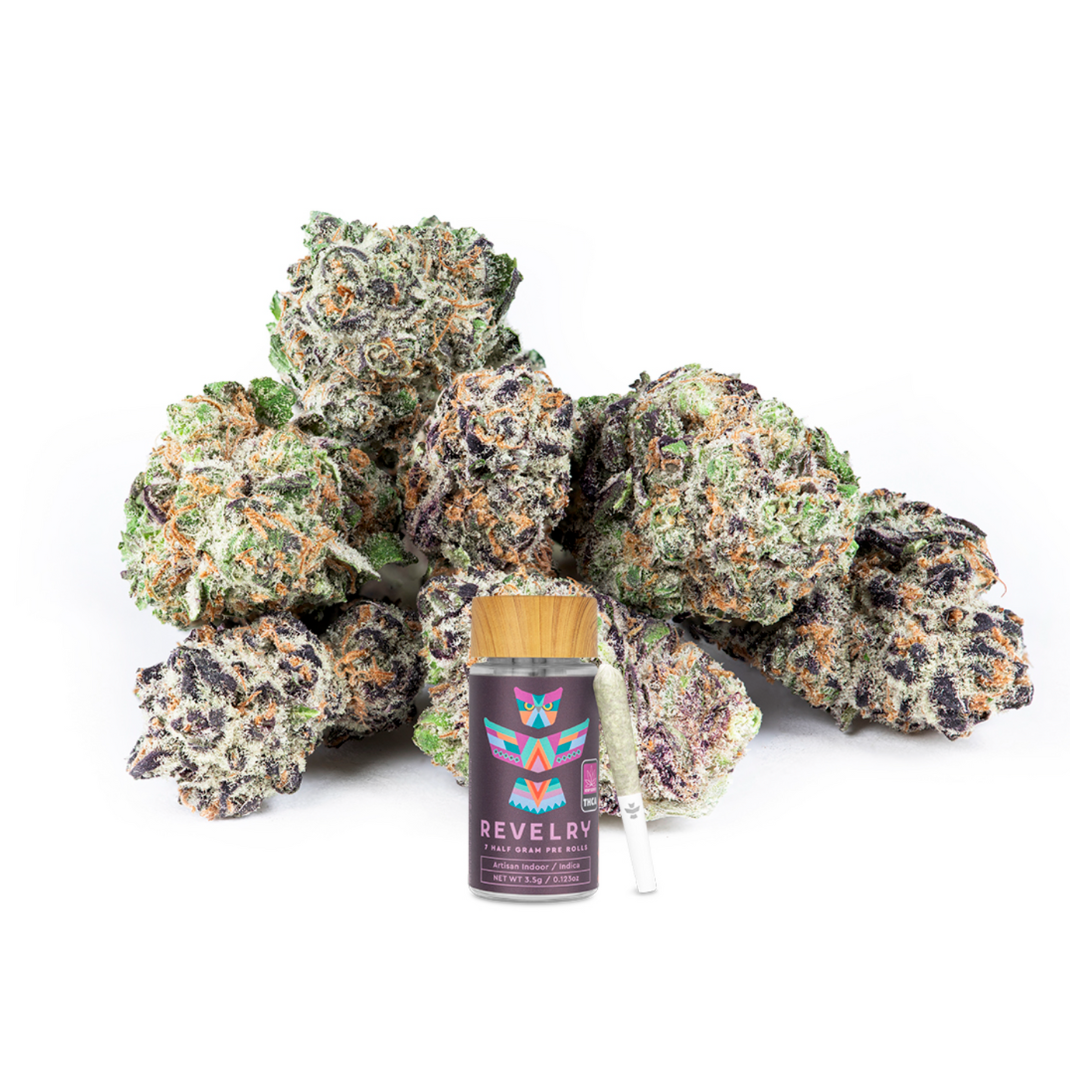 Revelry - THCA 7 Pack Preroll - 3.5g / Indica/Devils Gelato